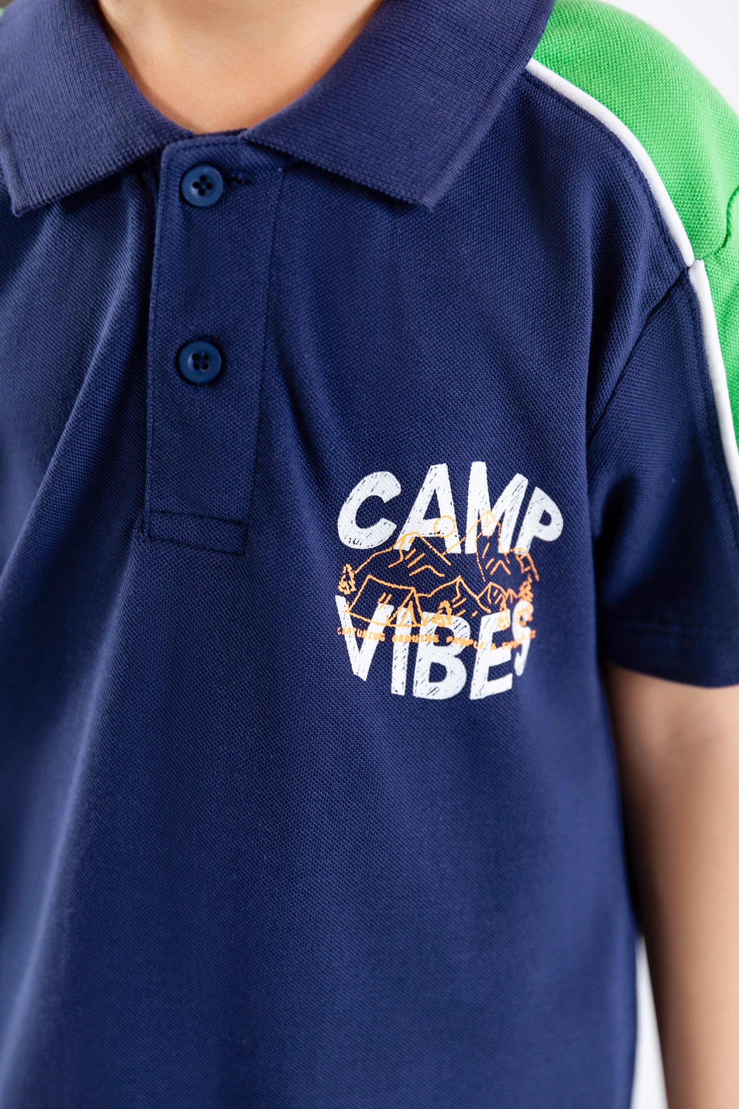 Solid Cotton Polo - BKP753326