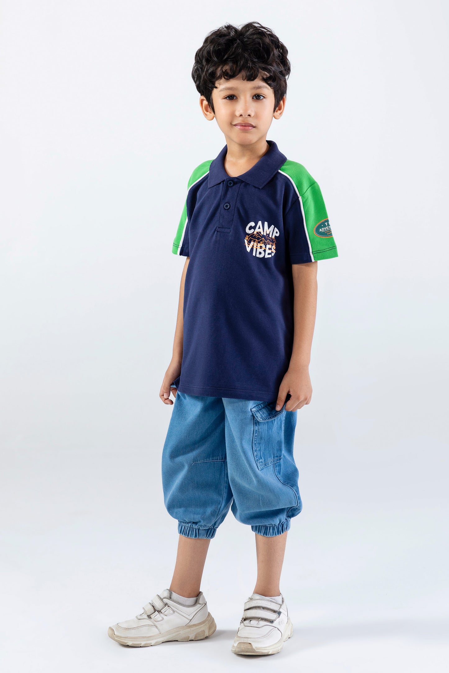 Solid Cotton Polo - BKP753326