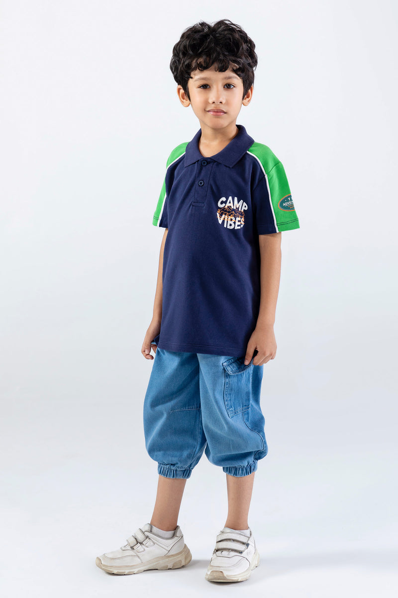 Solid Cotton Polo - BKP753326