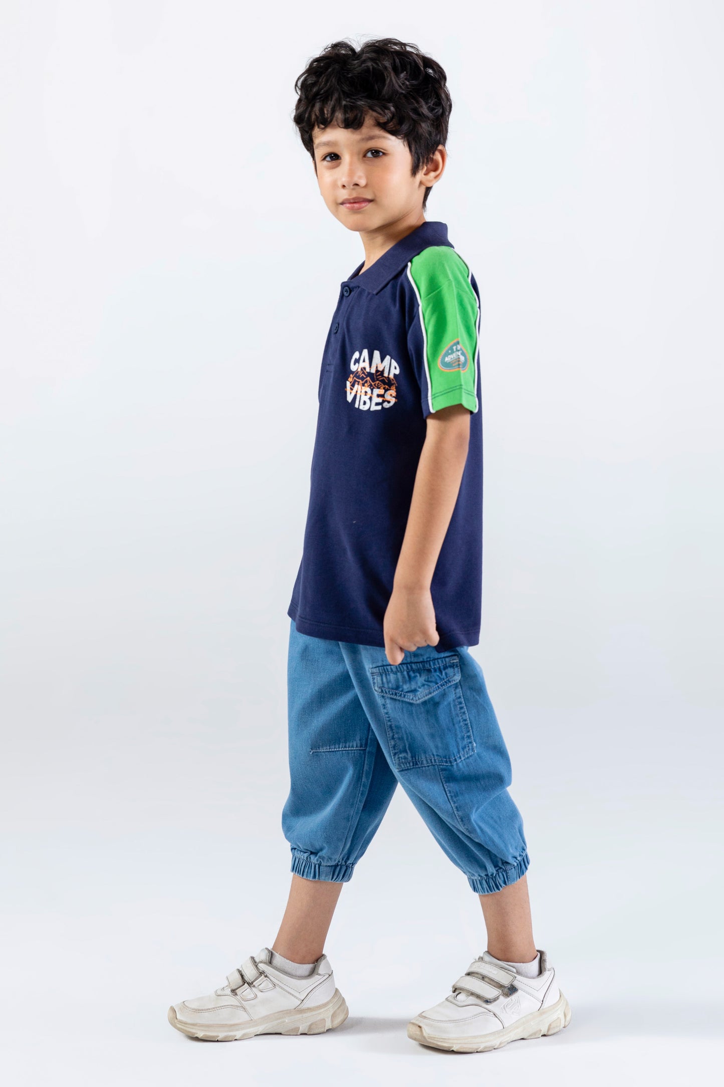 Solid Cotton Polo - BKP753326