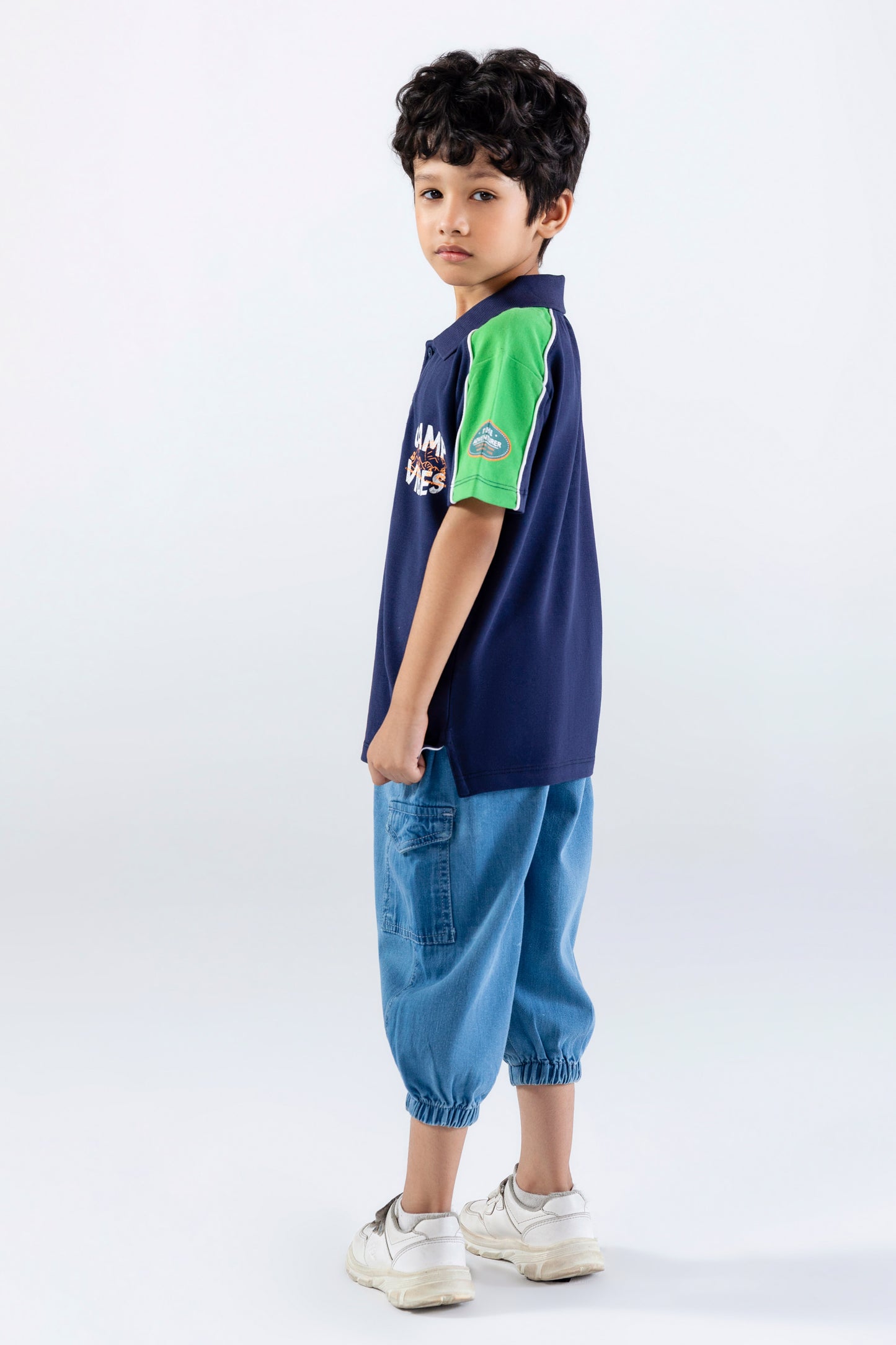 Solid Cotton Polo - BKP753326