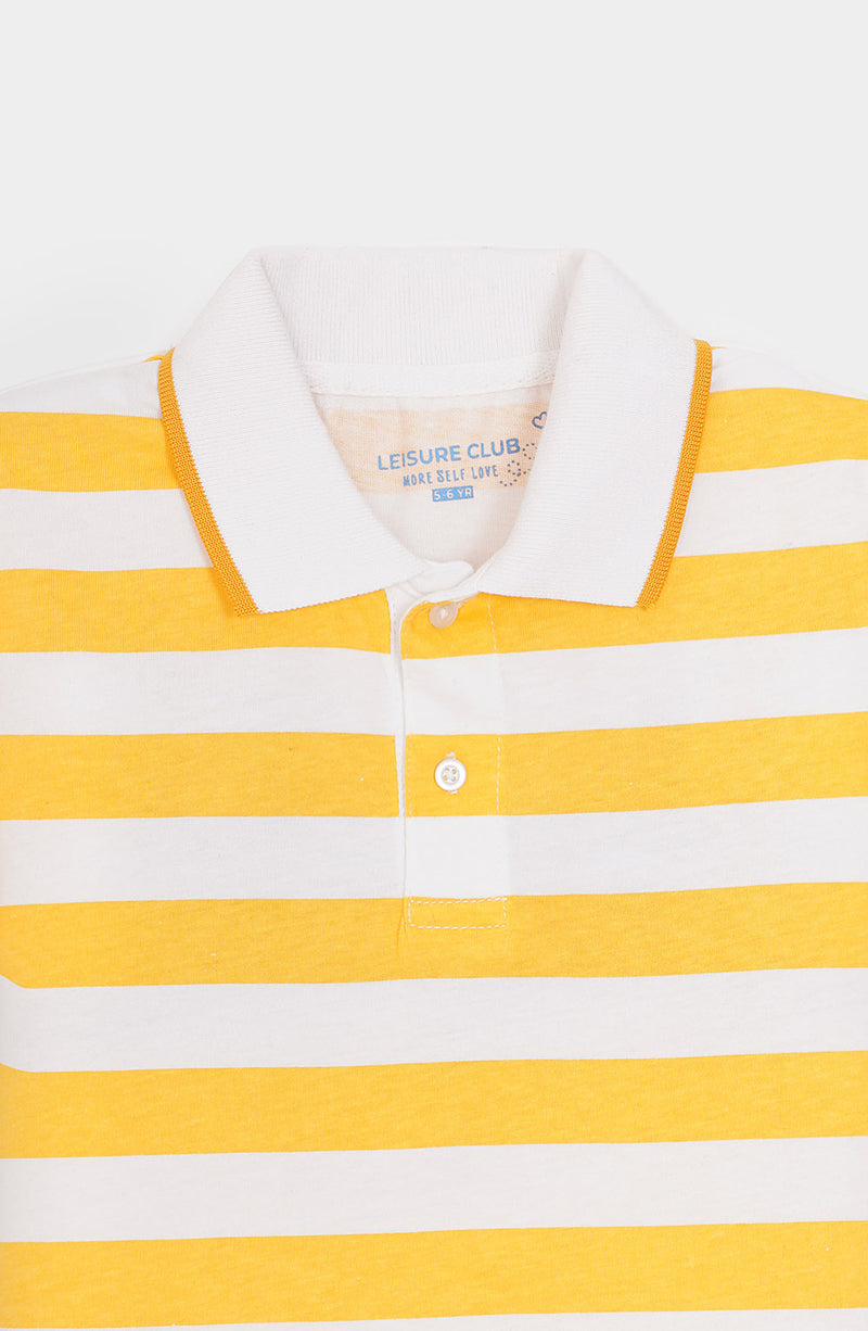 Striper Polo - BKP754325 - Shop Now at Leisure Club