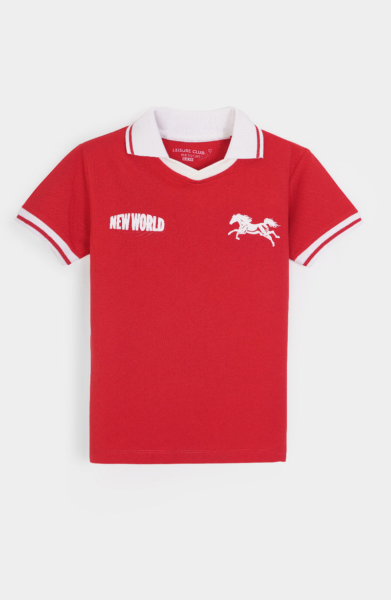 Printed Polo - BKP758325 - Shop Now at Leisure Club