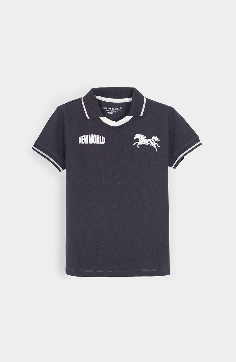 Printed Polo - BKP759325 - Shop Now at Leisure Club