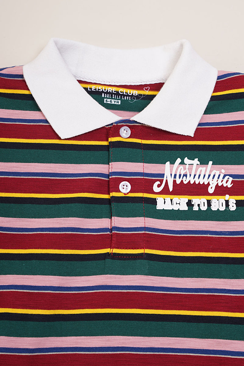 Striper Polo - BKT604425 - Shop Now at Leisure Club