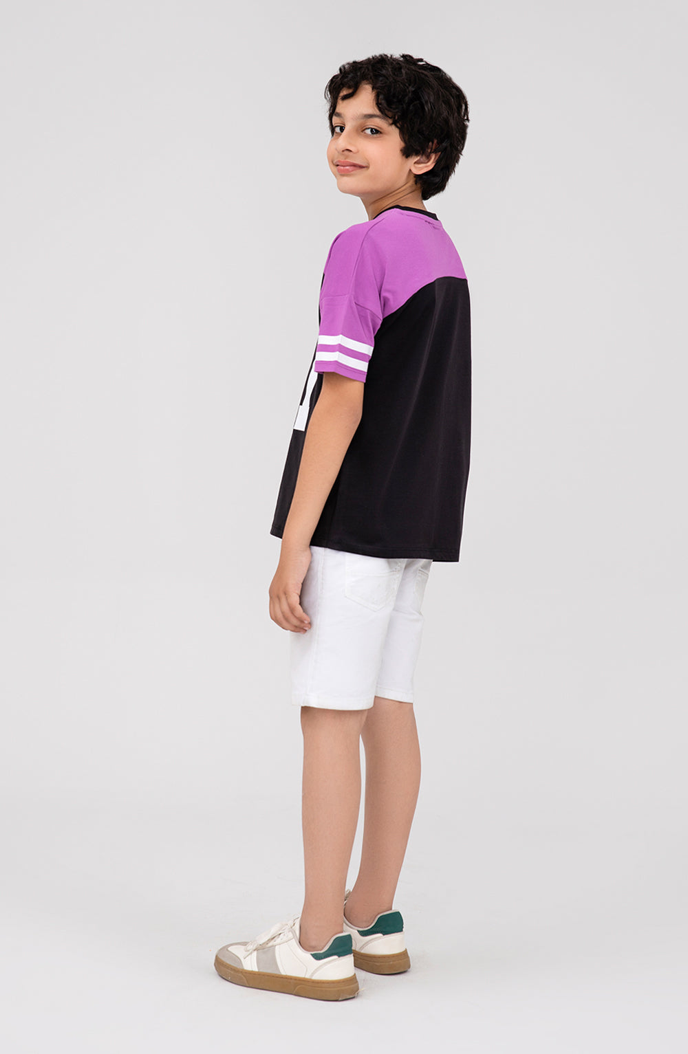 Boys V-Neck Sporty Tee