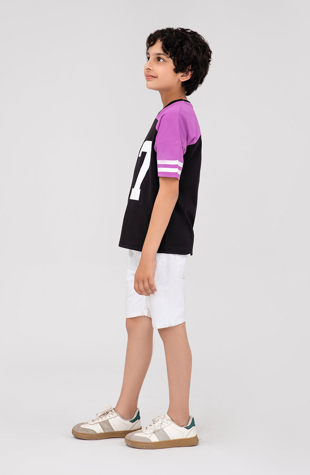 Boys V-Neck Sporty Tee