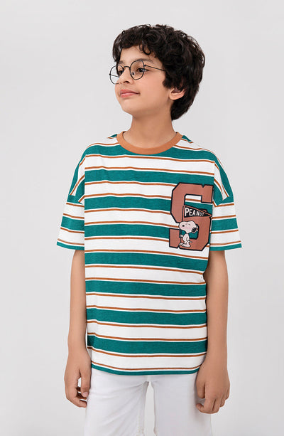 Boys Yarn Dyed Tee