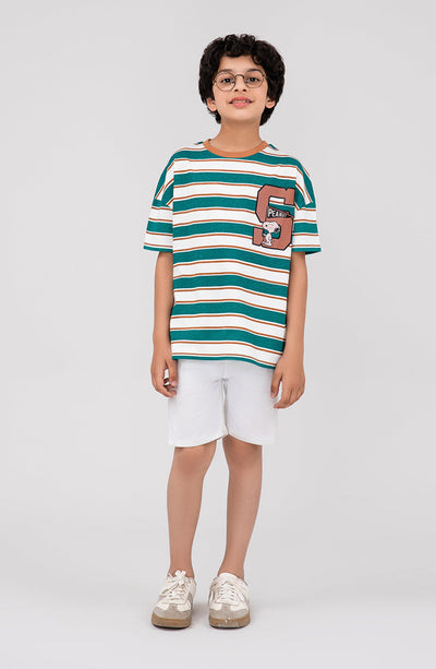 Boys Yarn Dyed Tee