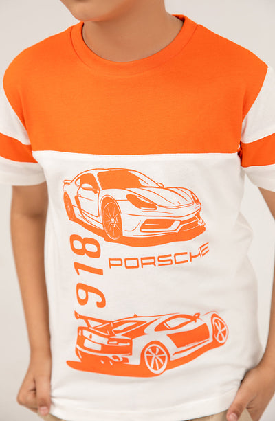Boys Porsche Tee - BKT728325 - Shop Now at Leisure Club