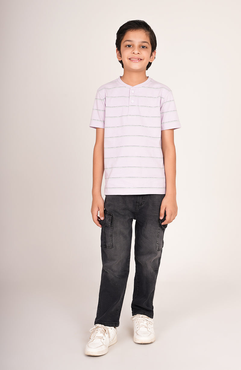 Boys Henley Tee - BKT760325 - Shop Now at Leisure Club