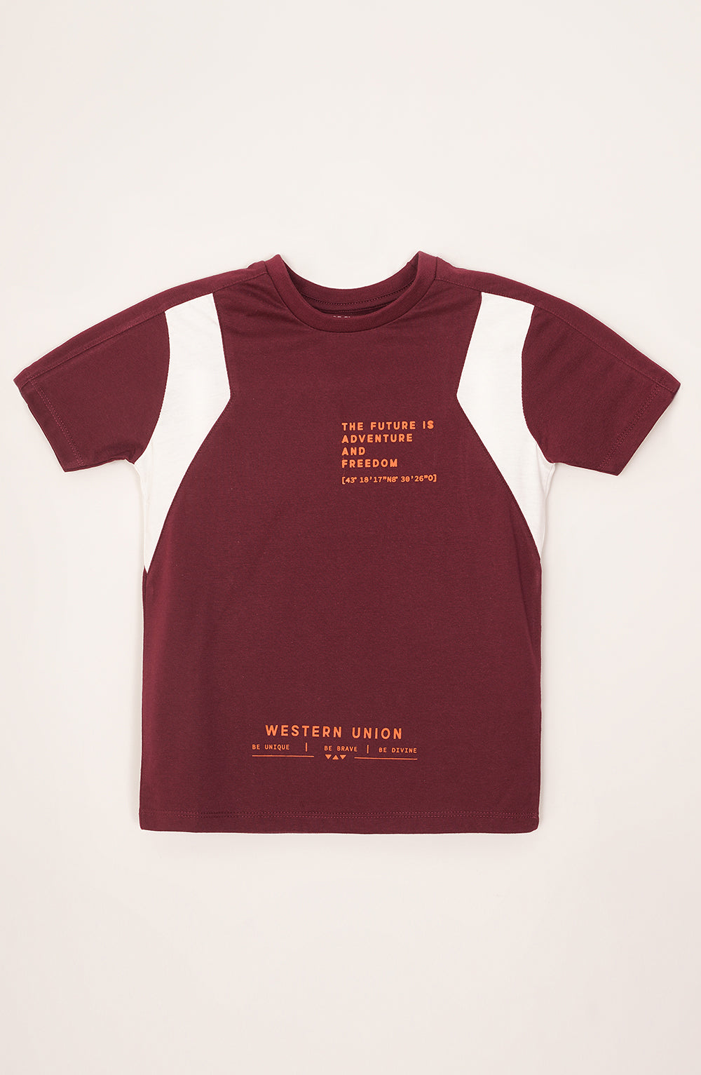 Boys Printed Raglon Tee - BKT789325 - Shop Now at Leisure Club