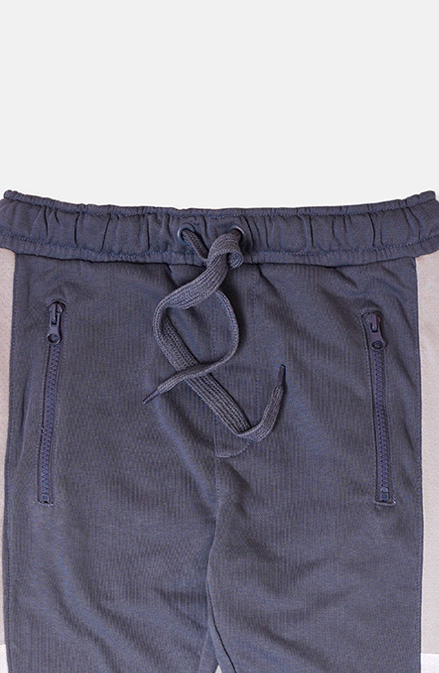 Blue Knit Trousers In French - BKT907324 - Shop Now at Leisure Club