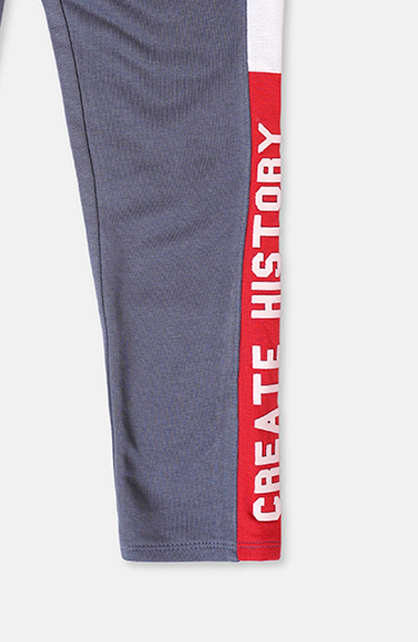 Blue Knit Trousers In French - BKT907324 - Shop Now at Leisure Club