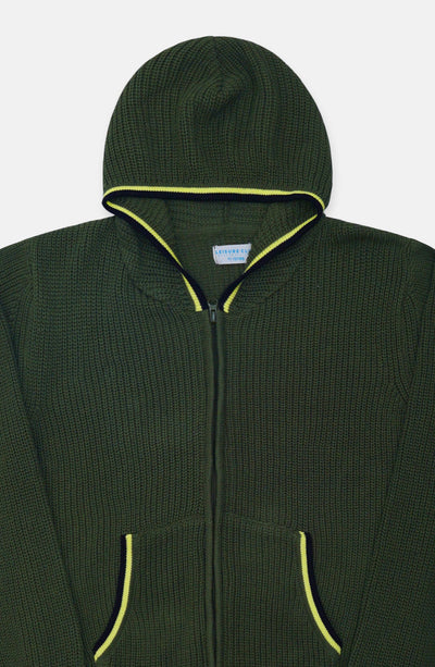 Boys Olive Hooded Zipper - BS603423 - Shop Now at Leisure Club