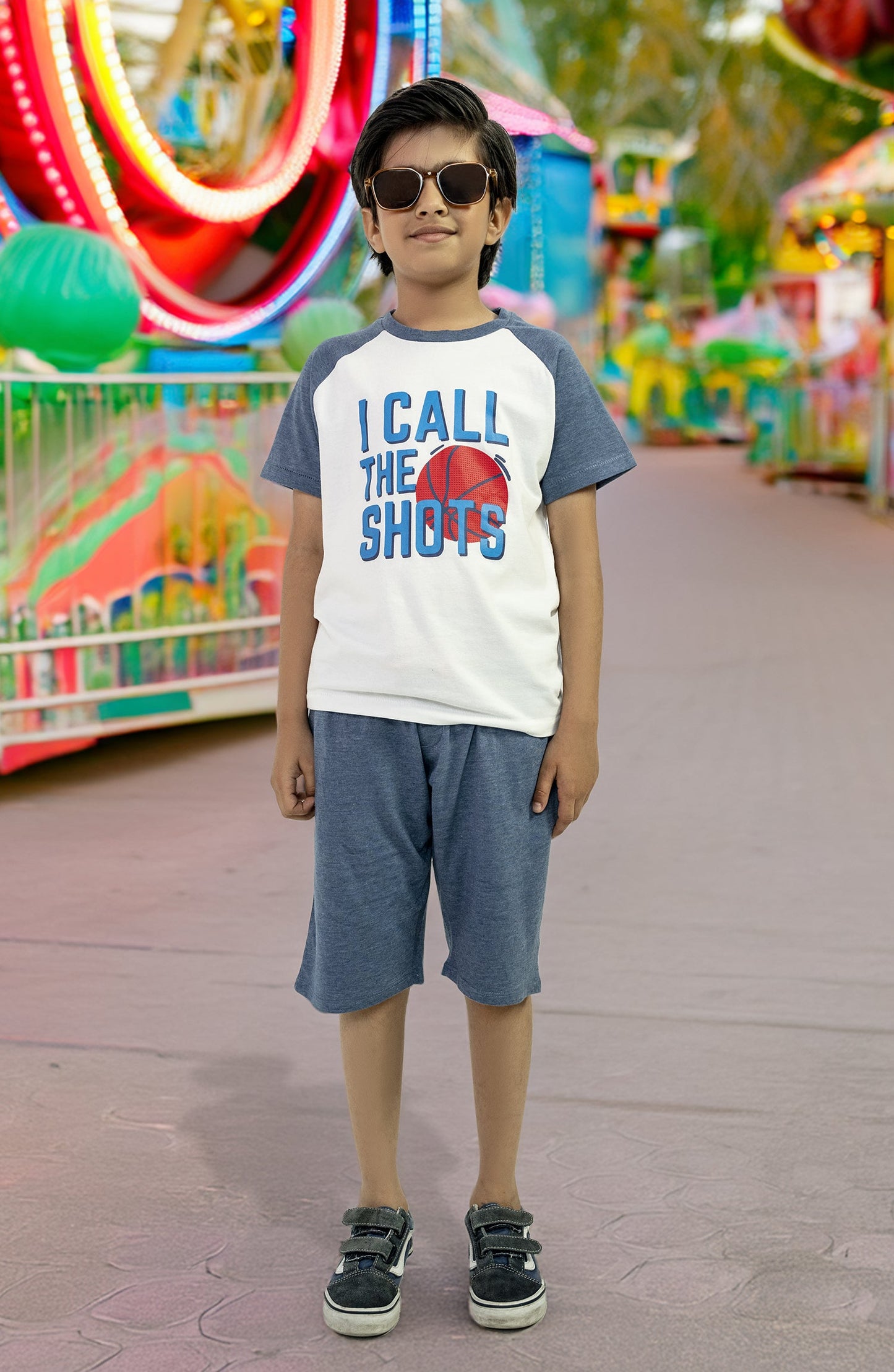 Graphic T Shirt With Contrast - BSU906324 - Shop Now at Leisure Club