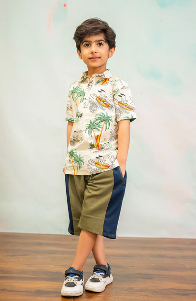 Boys Half Sleeve Printed Shirt - BW707124 - Shop Now at Leisure Club