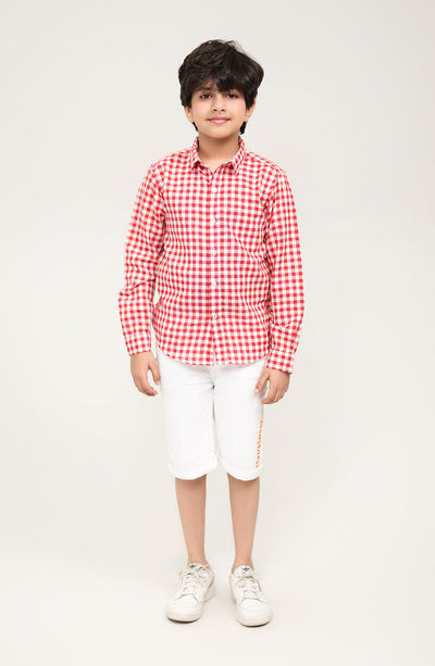 Boys Checkered Shirt
