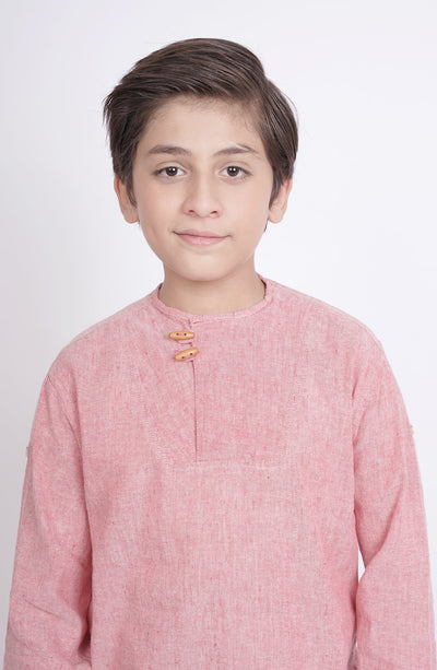 Round Neck Slub Shirt - BW713123 - Shop Now at Leisure Club