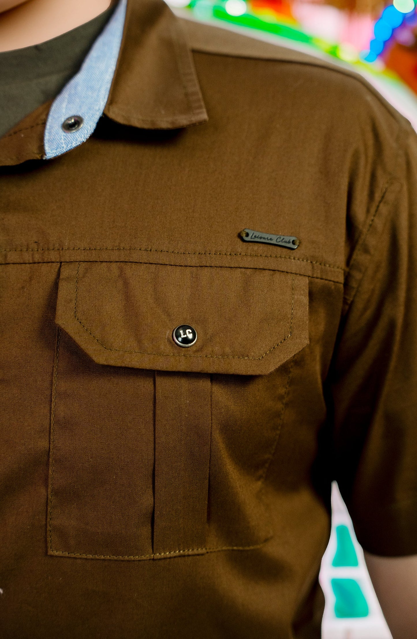 Boys Band Neck Shirt