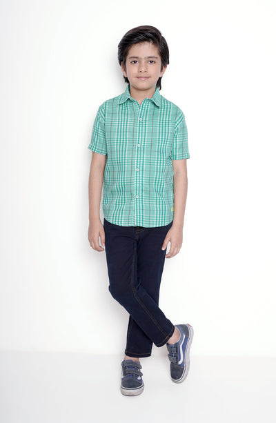 Boys Checkered Shirt - BW903A324 - Shop Now at Leisure Club