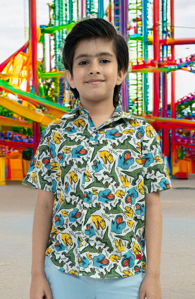 Boys Dino Shirt - BW903B324 - Shop Now at Leisure Club