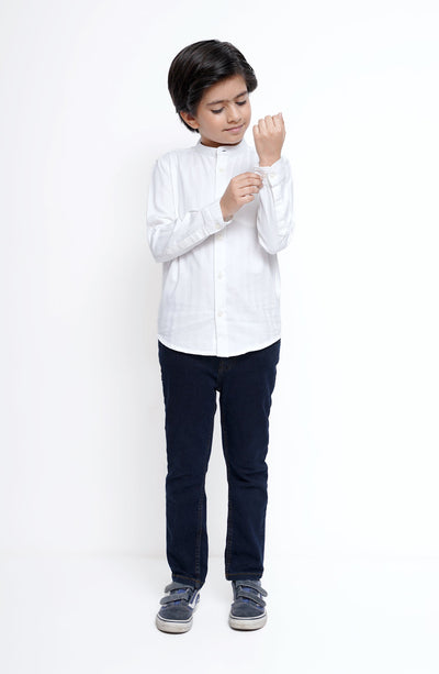 Boys Band Neck Shirt - BW904324 - Shop Now at Leisure Club
