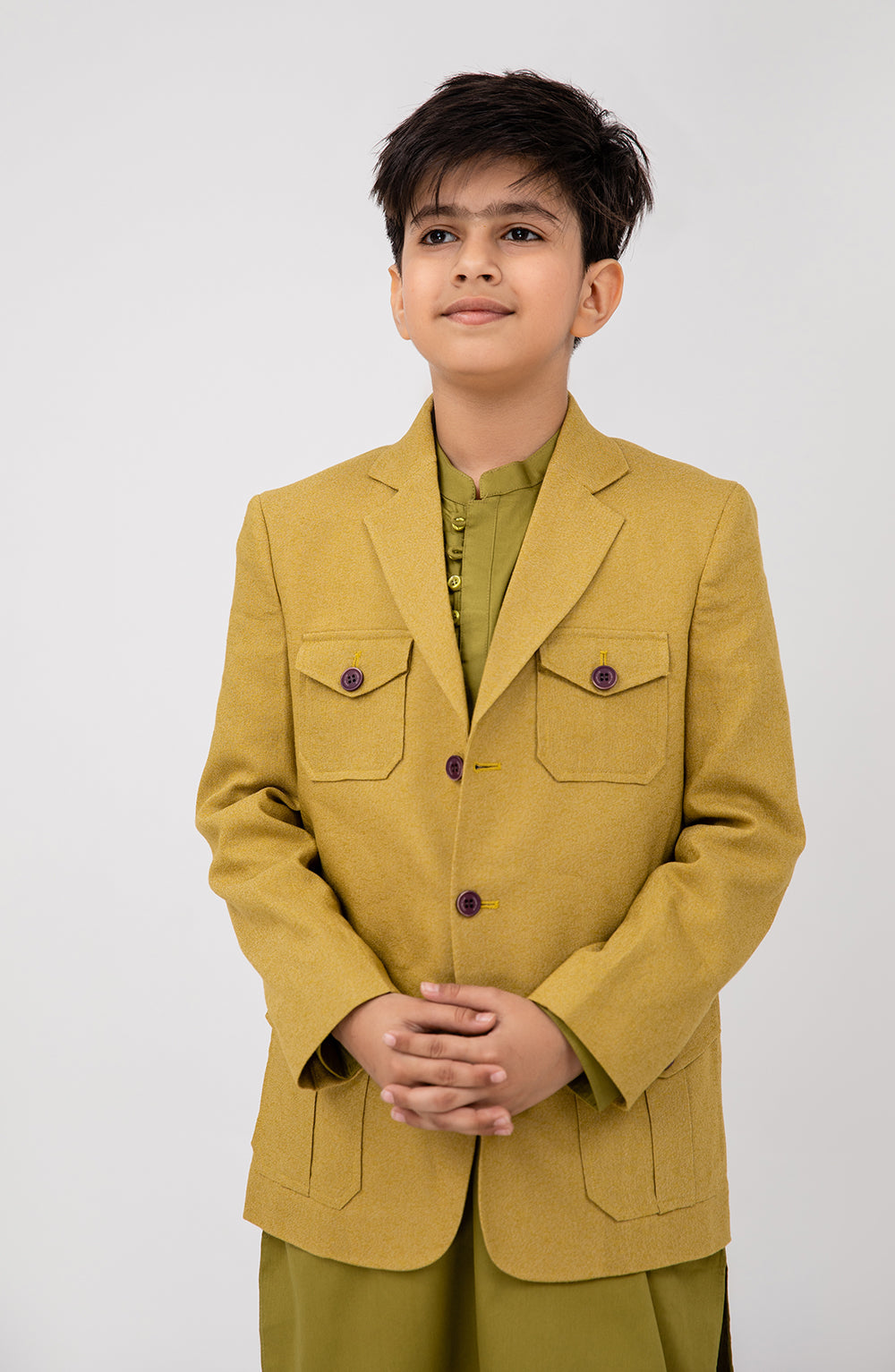 Boys Linen Coat