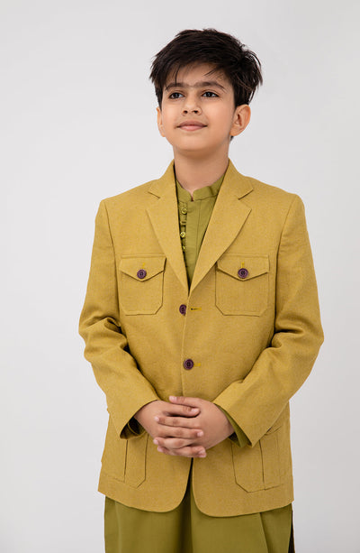 Boys Linen Coat