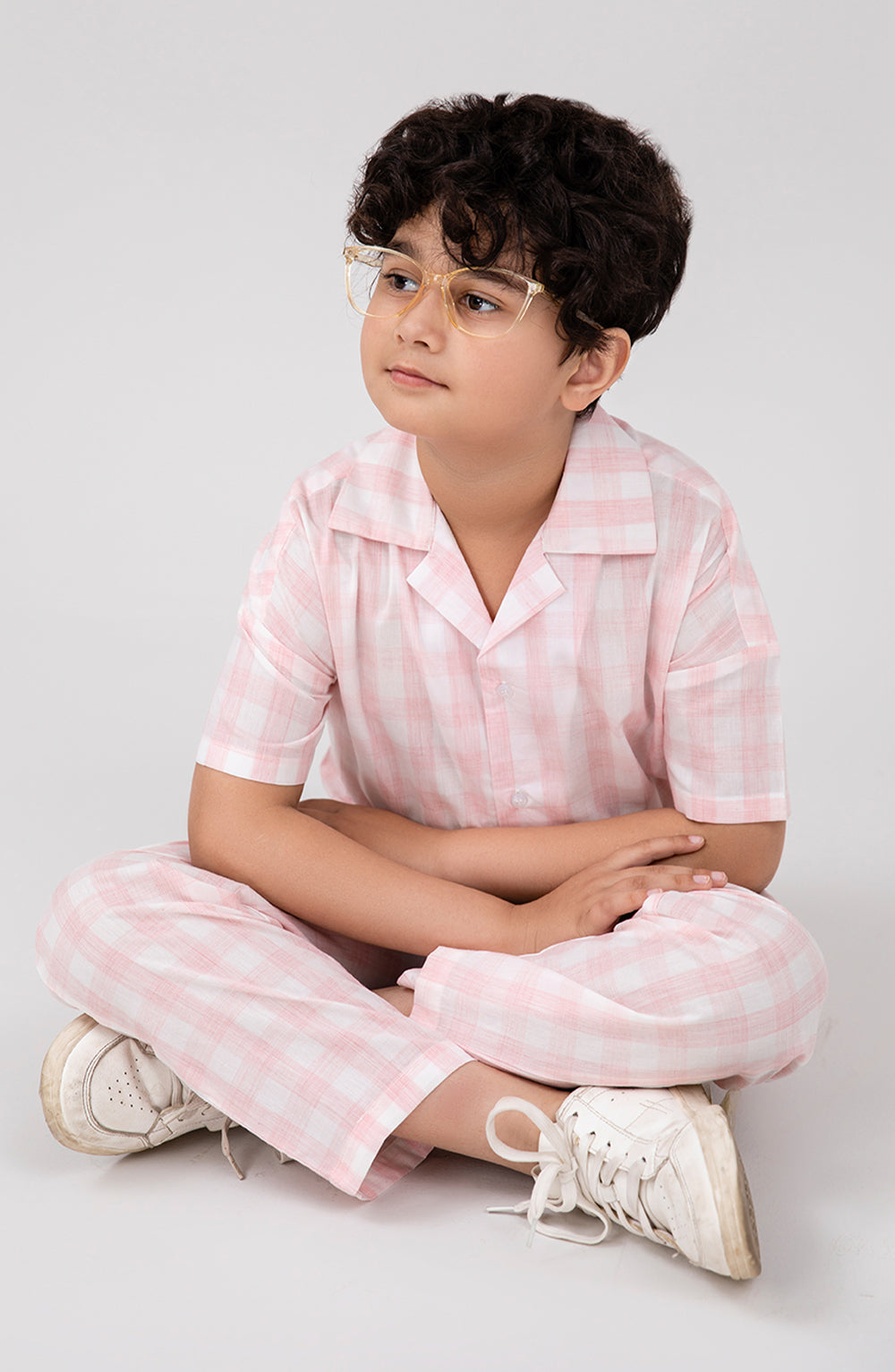 Boys Checkered Co-Ord