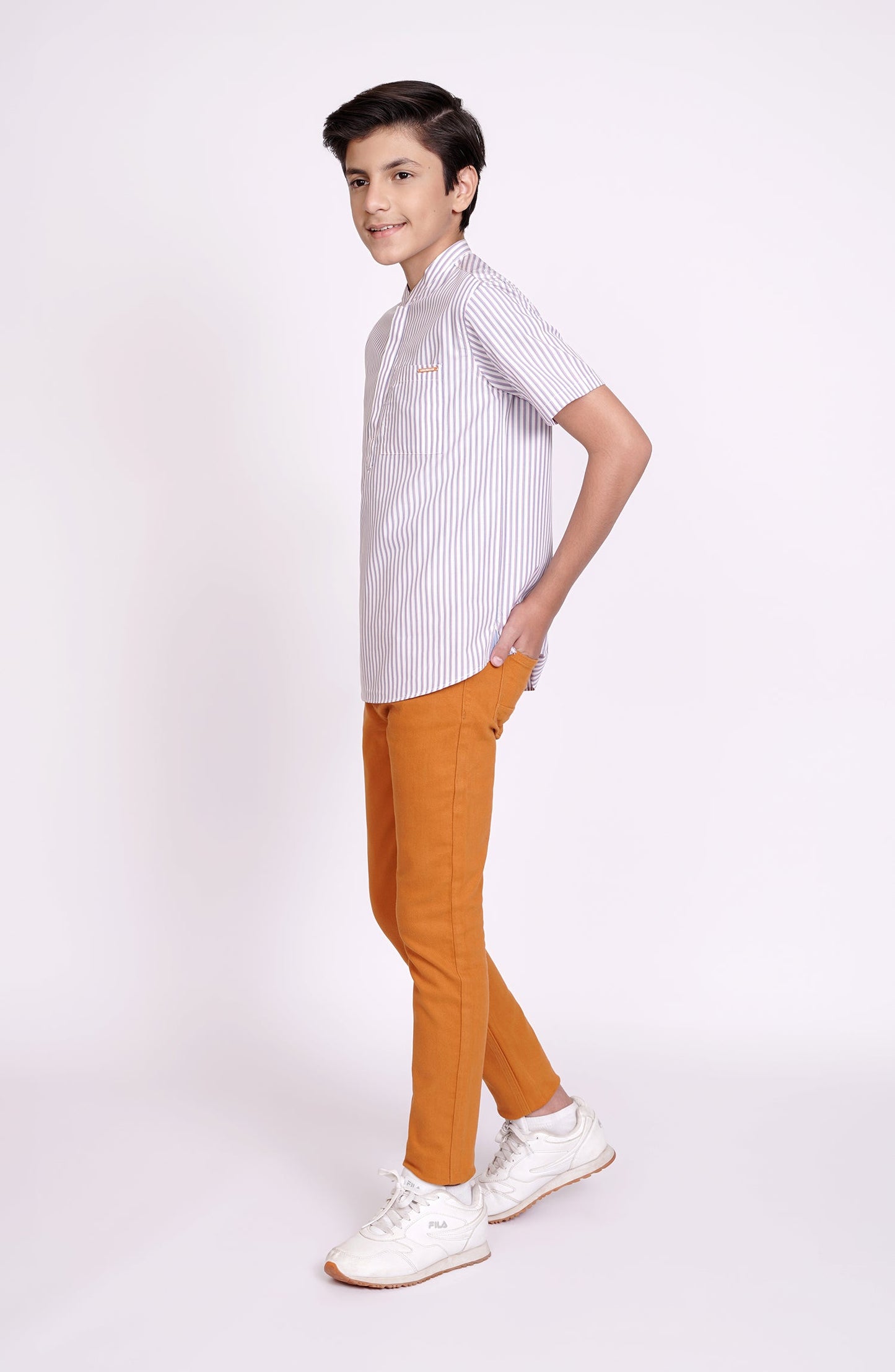 Yarndyed Half Placket Shirt