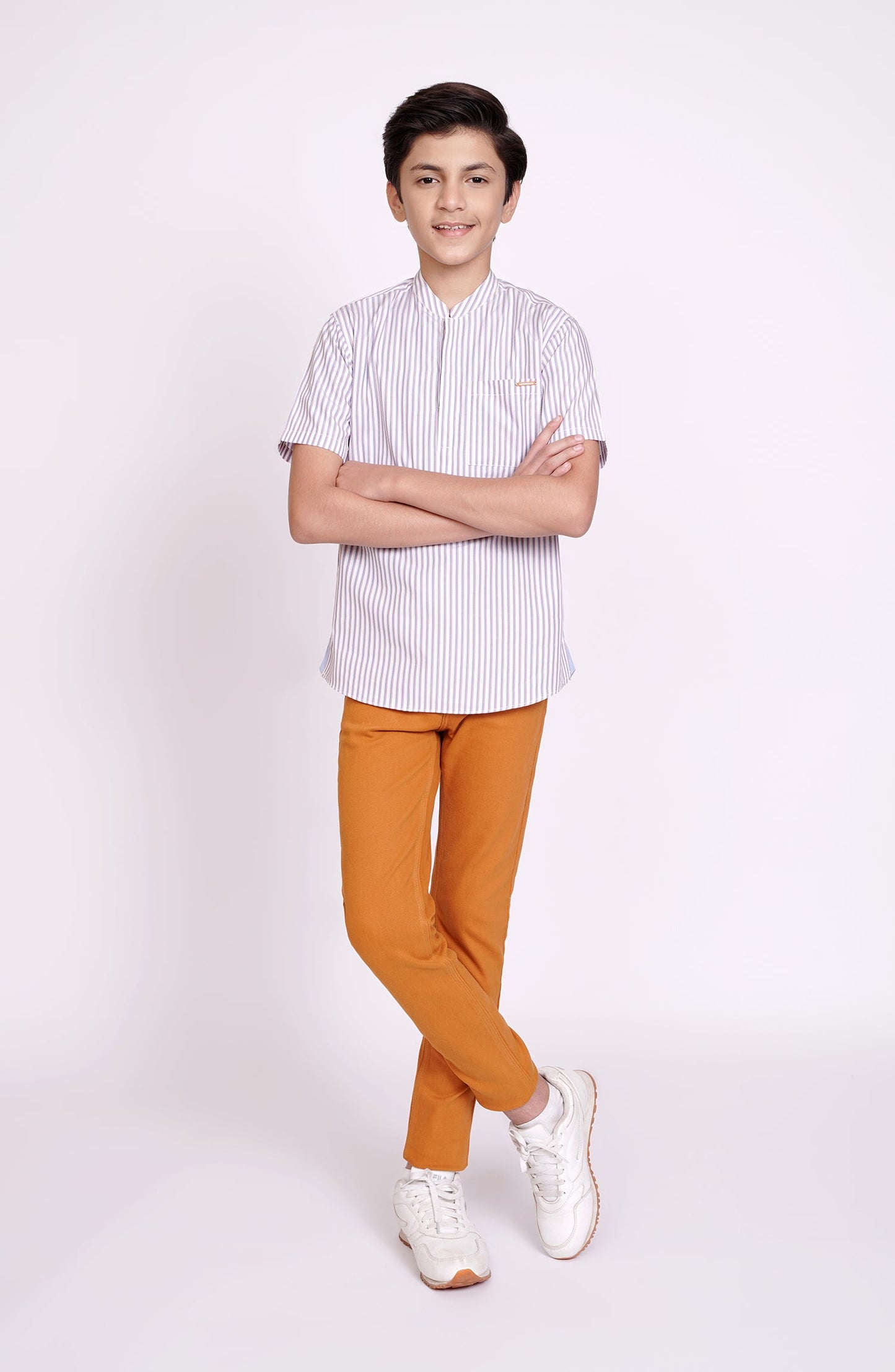 Yarndyed Half Placket Shirt