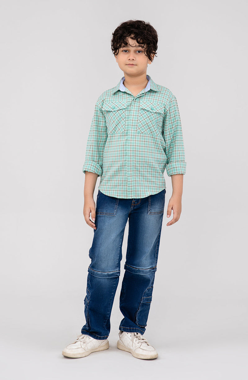 Boys Checkered Shirt - BWS701125 - Shop Now at Leisure Club