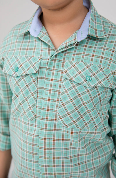 Boys Checkered Shirt