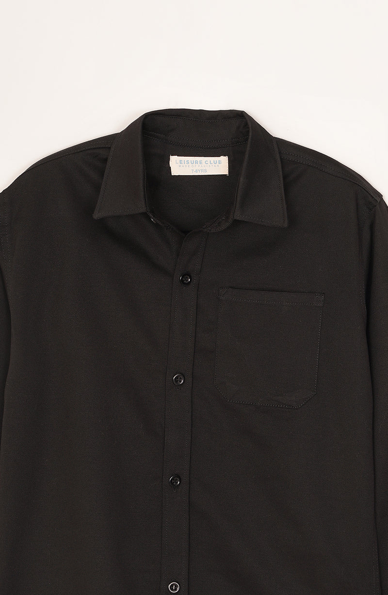 Girls Twill Shacket - BWS702325 - Shop Now at Leisure Club