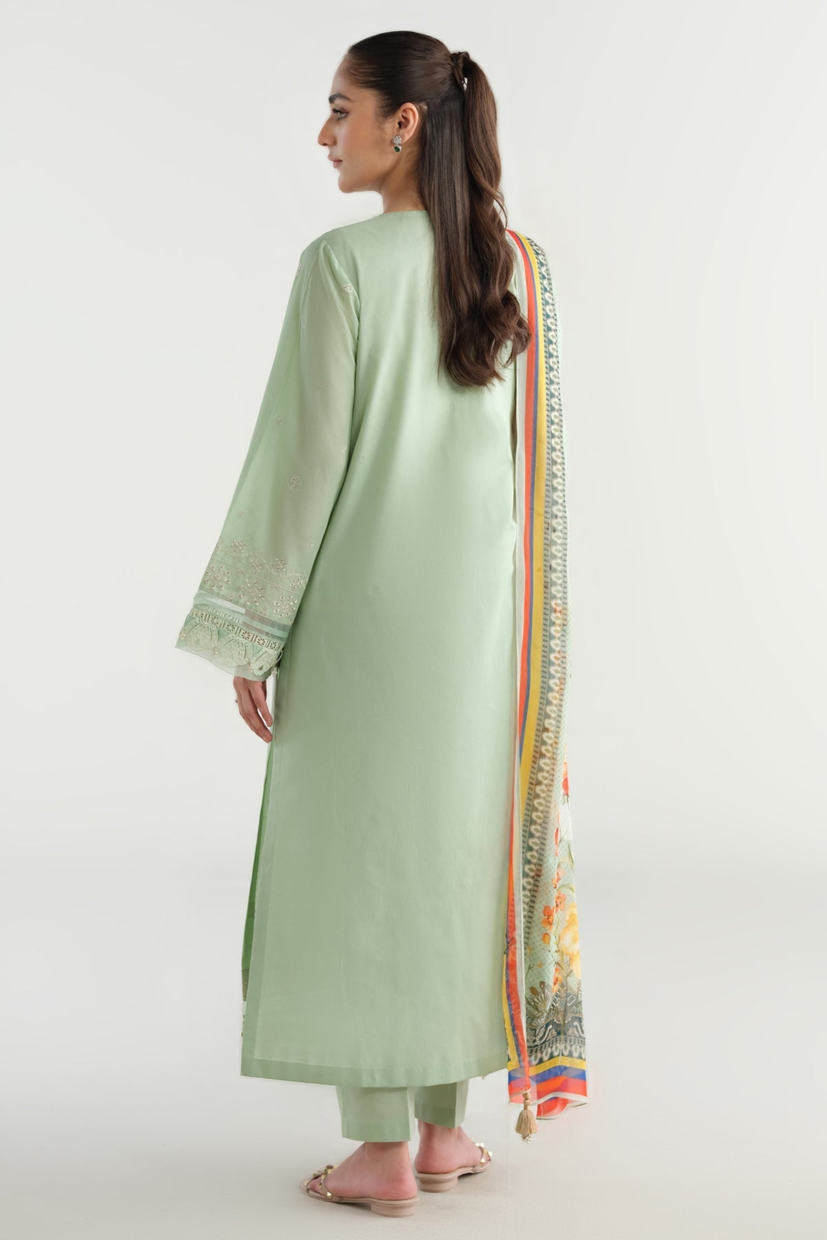 3 Piece - Printed & Embriodered Lawn Suit - C6230 - Shop Now at Kayseria