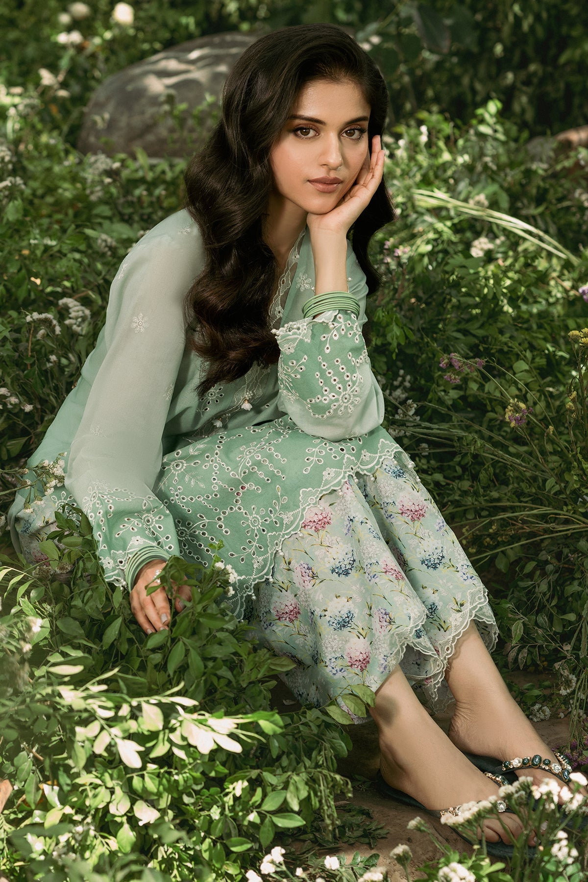 2 Piece - Printed & Embroidered Lawn Suit - C6231 - Shop Now at Kayseria