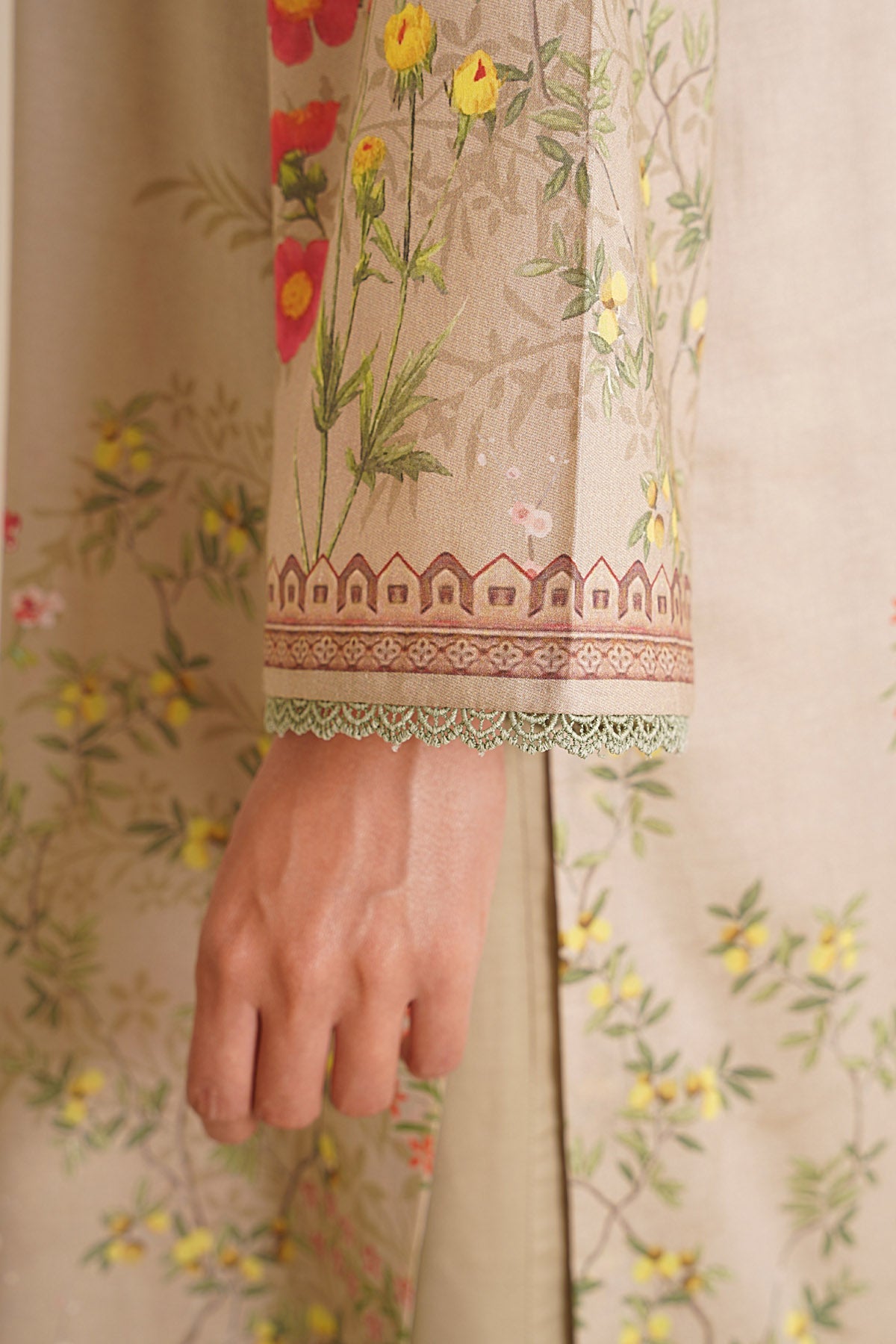 3 Piece - Printed Suit - C6293 - Shop Now at Kayseria
