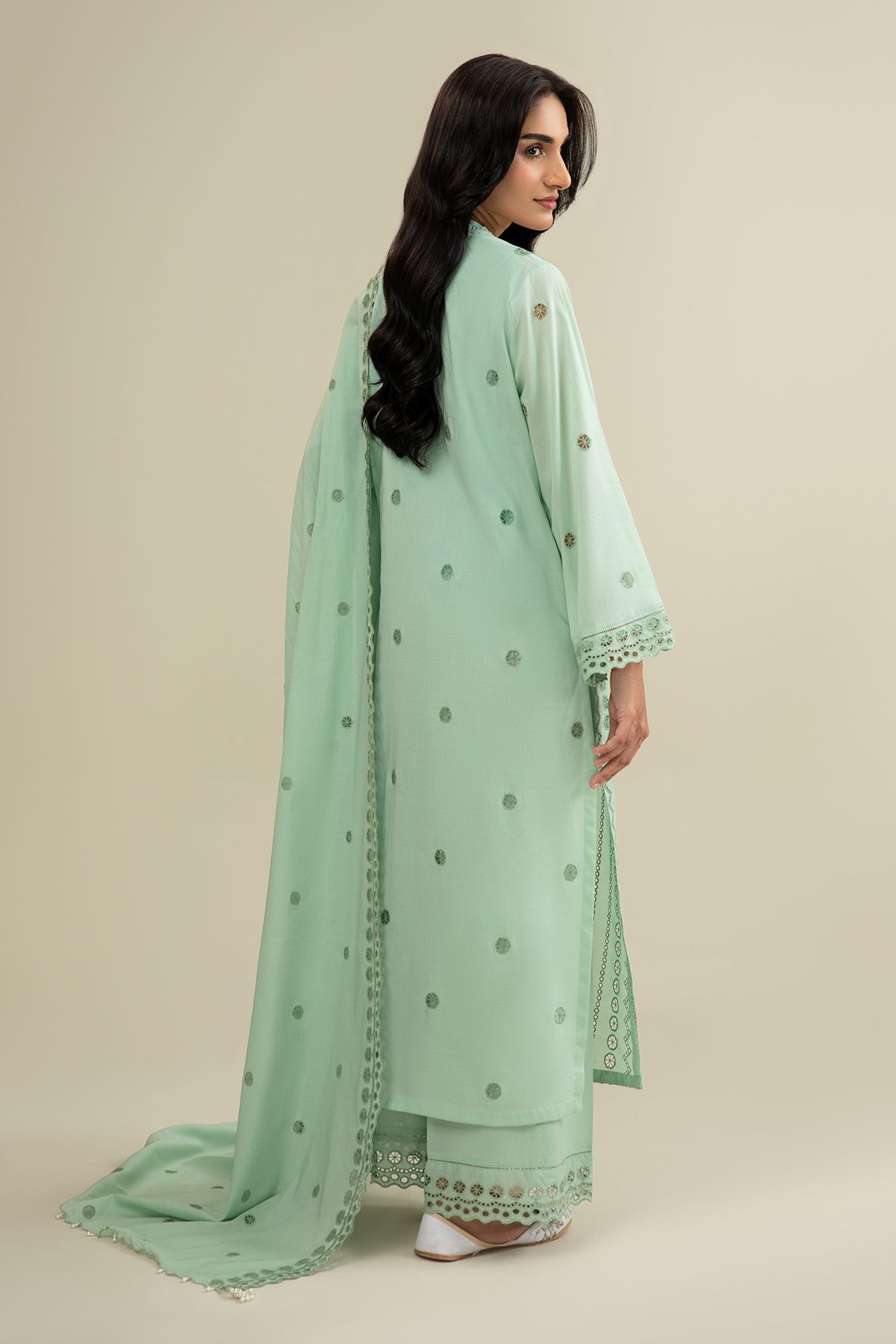 3 Piece - Embroidered Suit - C6313 - Shop Now at Kayseria