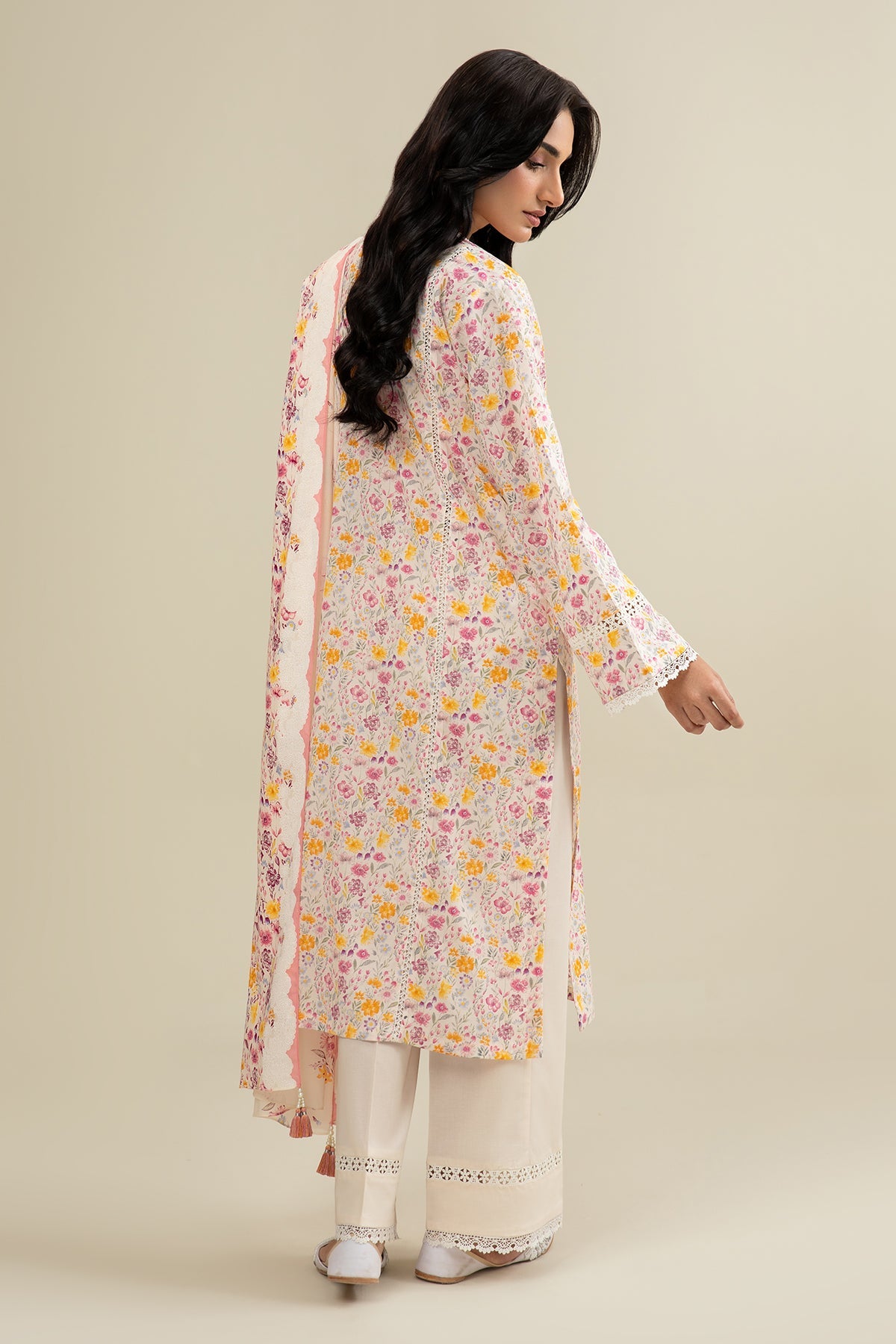 3 Piece - Printed Suit - C6328 - Shop Now at Kayseria