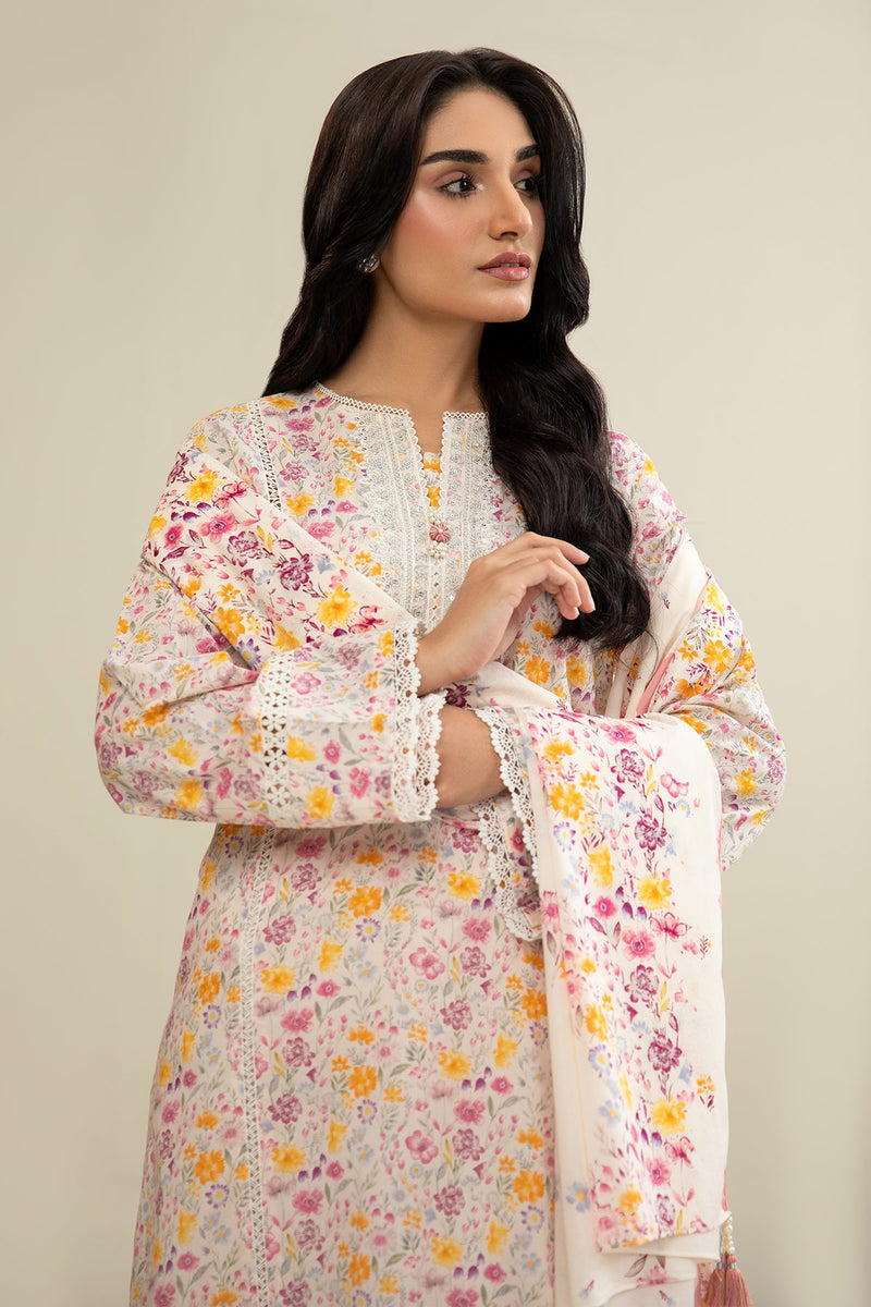 3 Piece - Printed Suit - C6328 - Shop Now at Kayseria