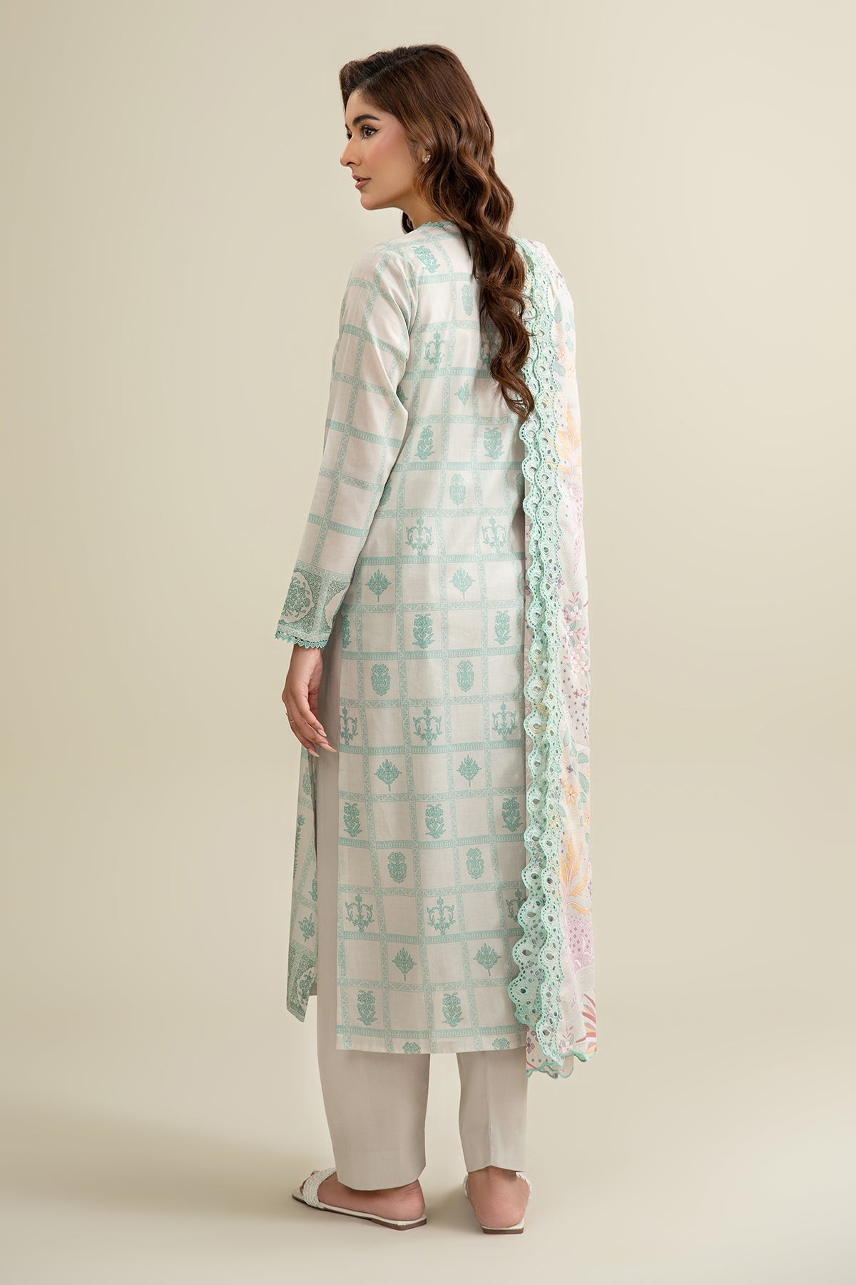 3 Piece - Printed Suit - C6332 - Shop Now at Kayseria