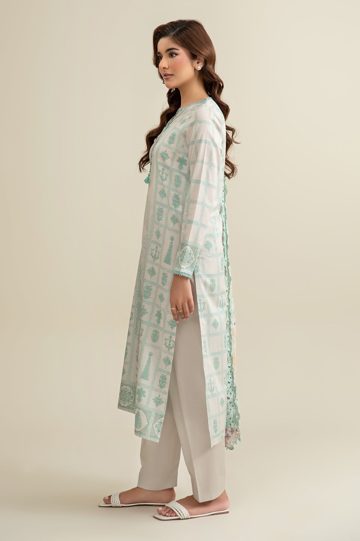 3 Piece - Printed Suit - C6332 - Shop Now at Kayseria