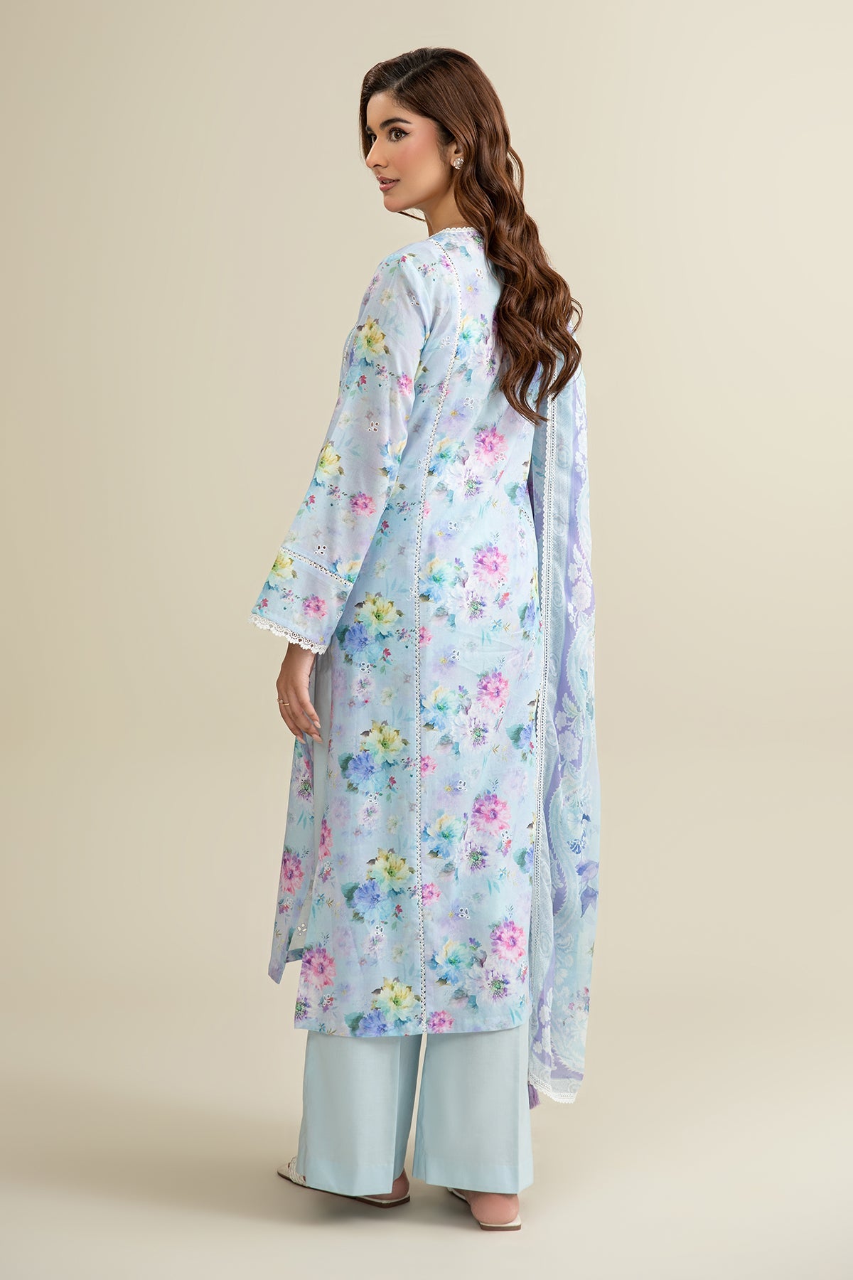 3 Piece - Printed Suit - C6337 - Shop Now at Kayseria