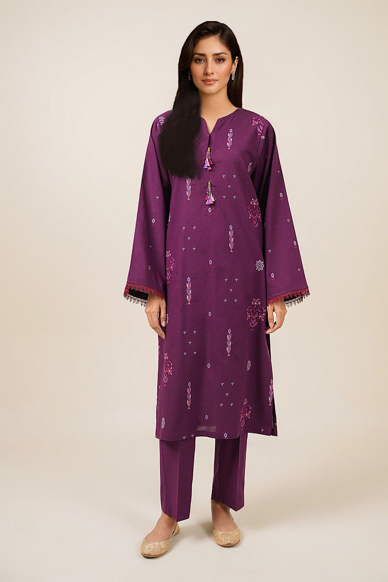 2 Piece - Embroidered Suit - C6346 - Shop Now at Kayseria