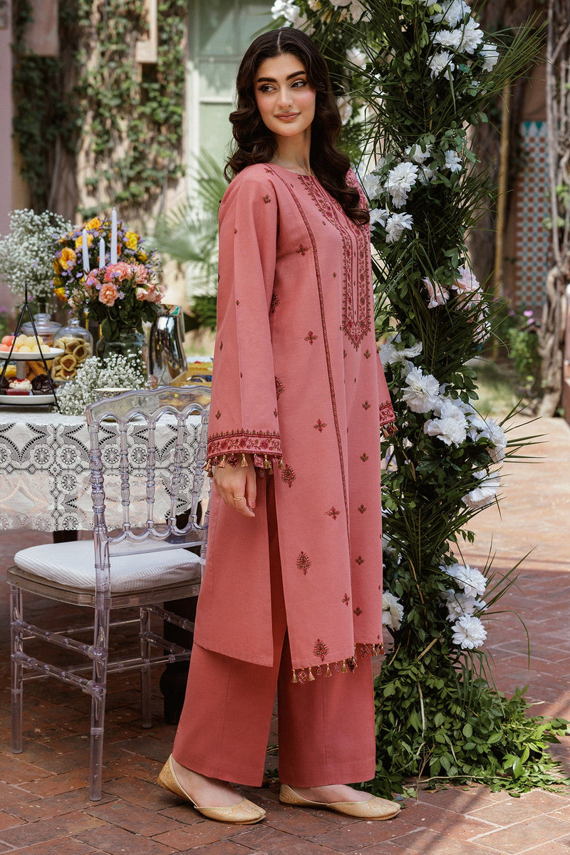 3 Piece - Printed & Embroidered Khaddar Suit - C6352 - Shop Now at Kayseria