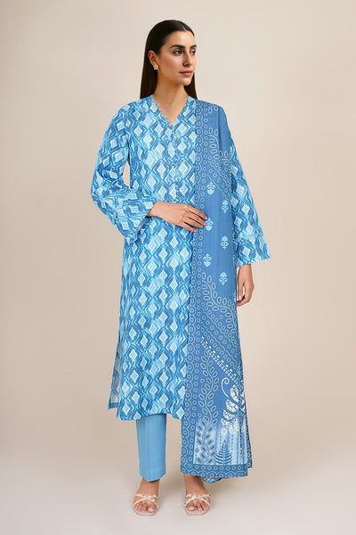 3 Piece - Printed Suit - C6373 - Shop Now at Kayseria