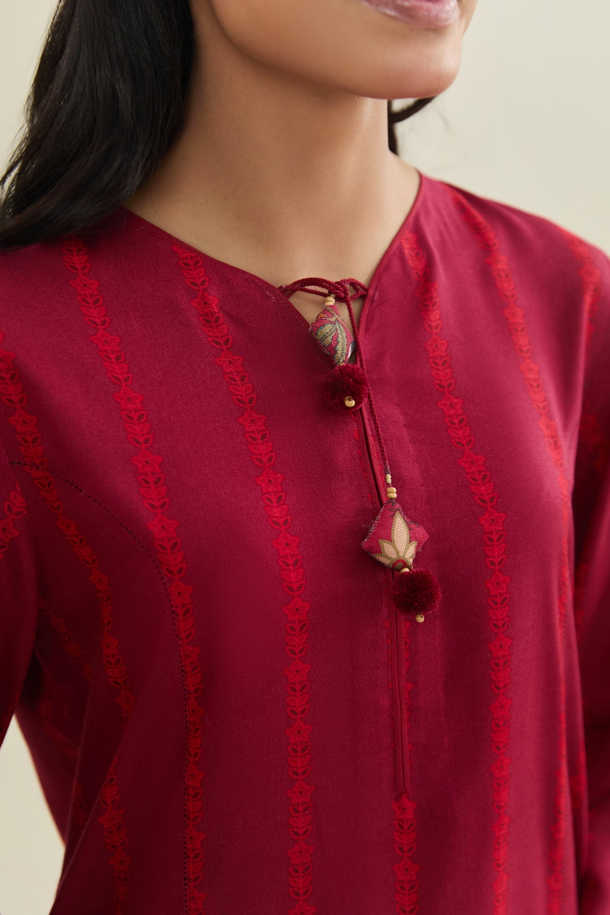 3 Piece - Printed Suit - C6375 - Shop Now at Kayseria