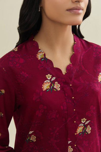 3 Piece - Printed & Embroidered Suit - C6376 - Shop Now at Kayseria