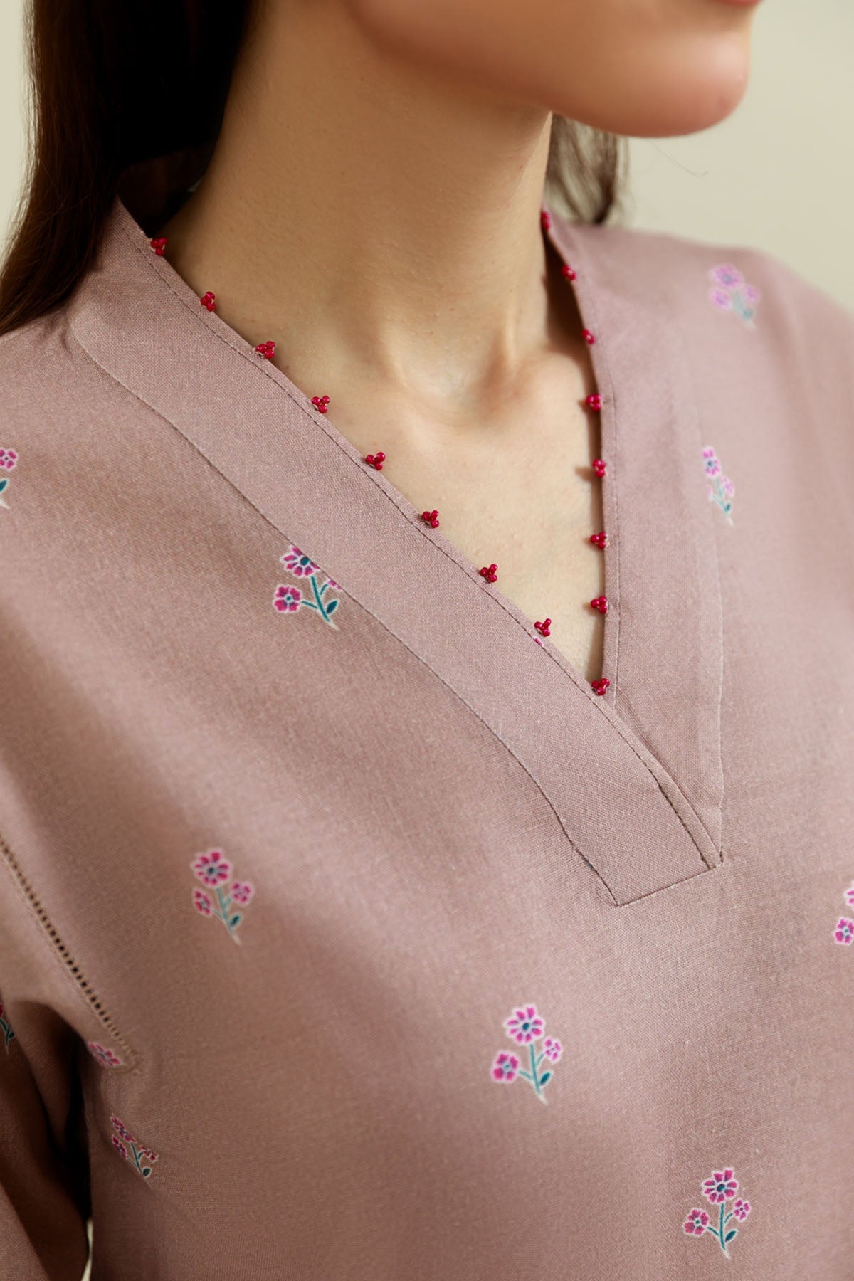 2 Piece - Printed Suit - C6380 - Shop Now at Kayseria